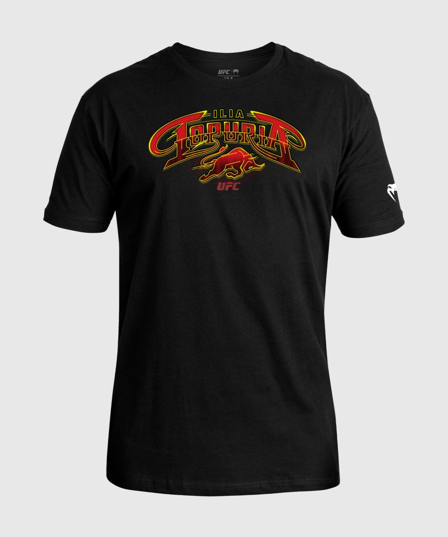 camiseta masculina ufc unrivaled by venum black ilia topuria