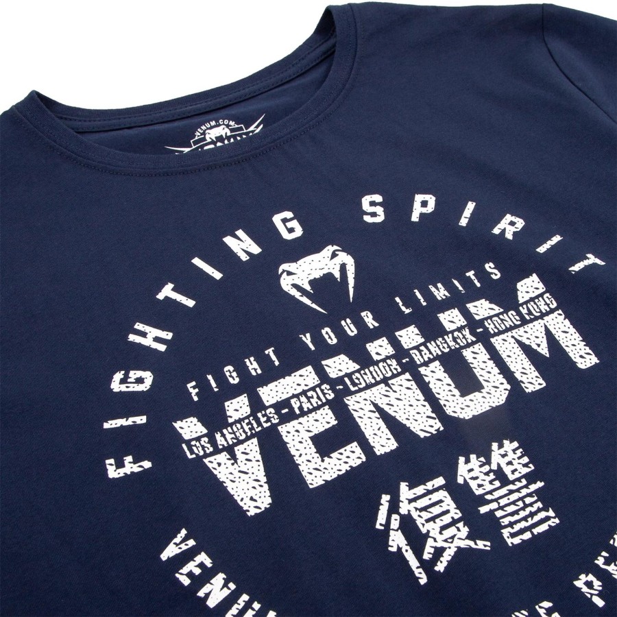 camiseta infantil venum signature - azul marinho
