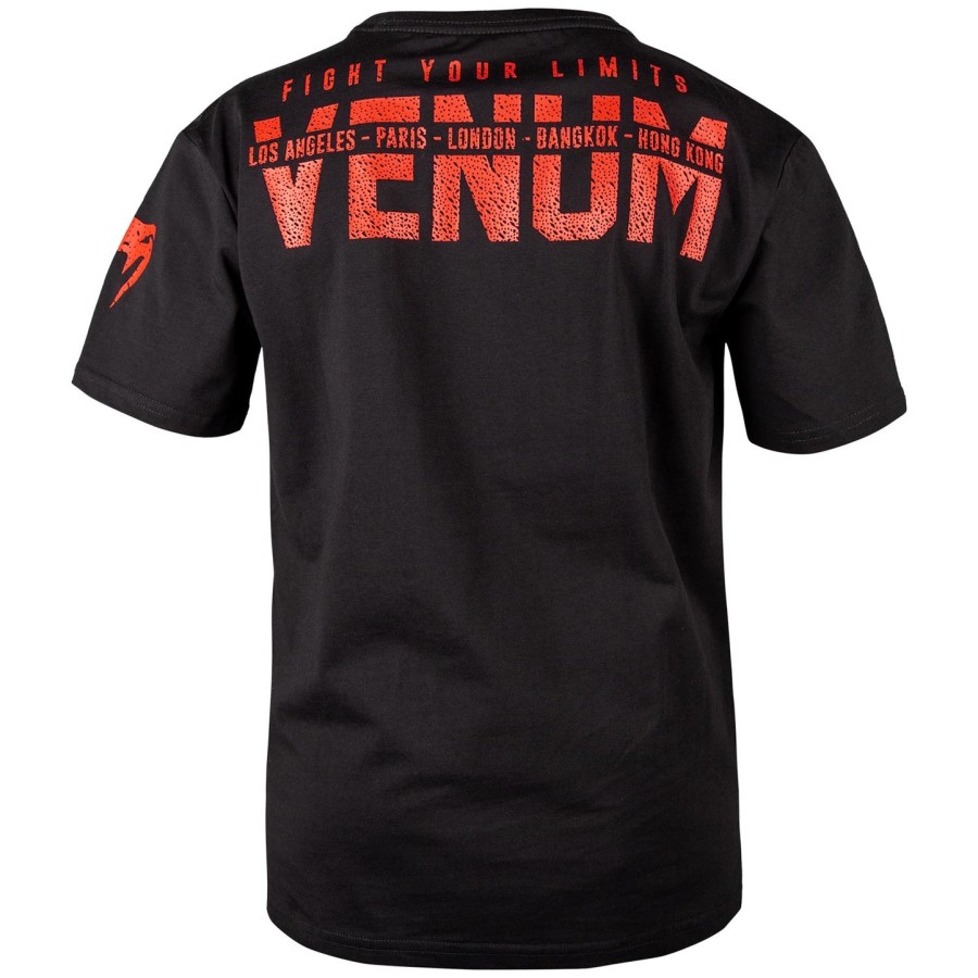 camiseta infantil venum signature - pretavermelha