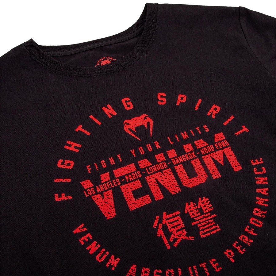 camiseta infantil venum signature - pretavermelha