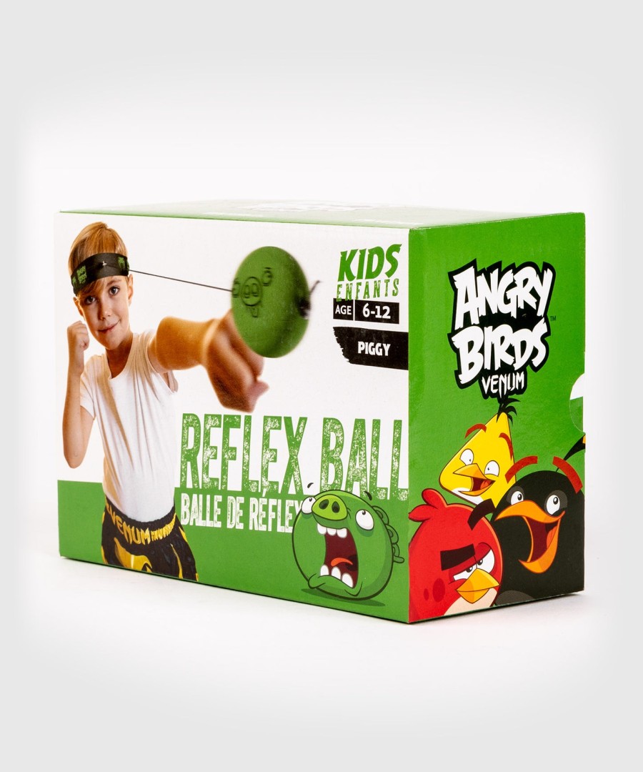 bola de reflexo venum angry birds - para crianças - verde