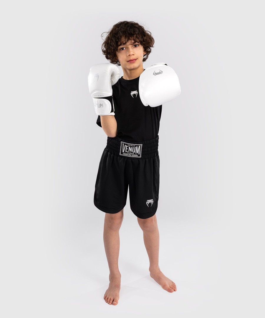 calção de boxe infantil clássico venum - preto