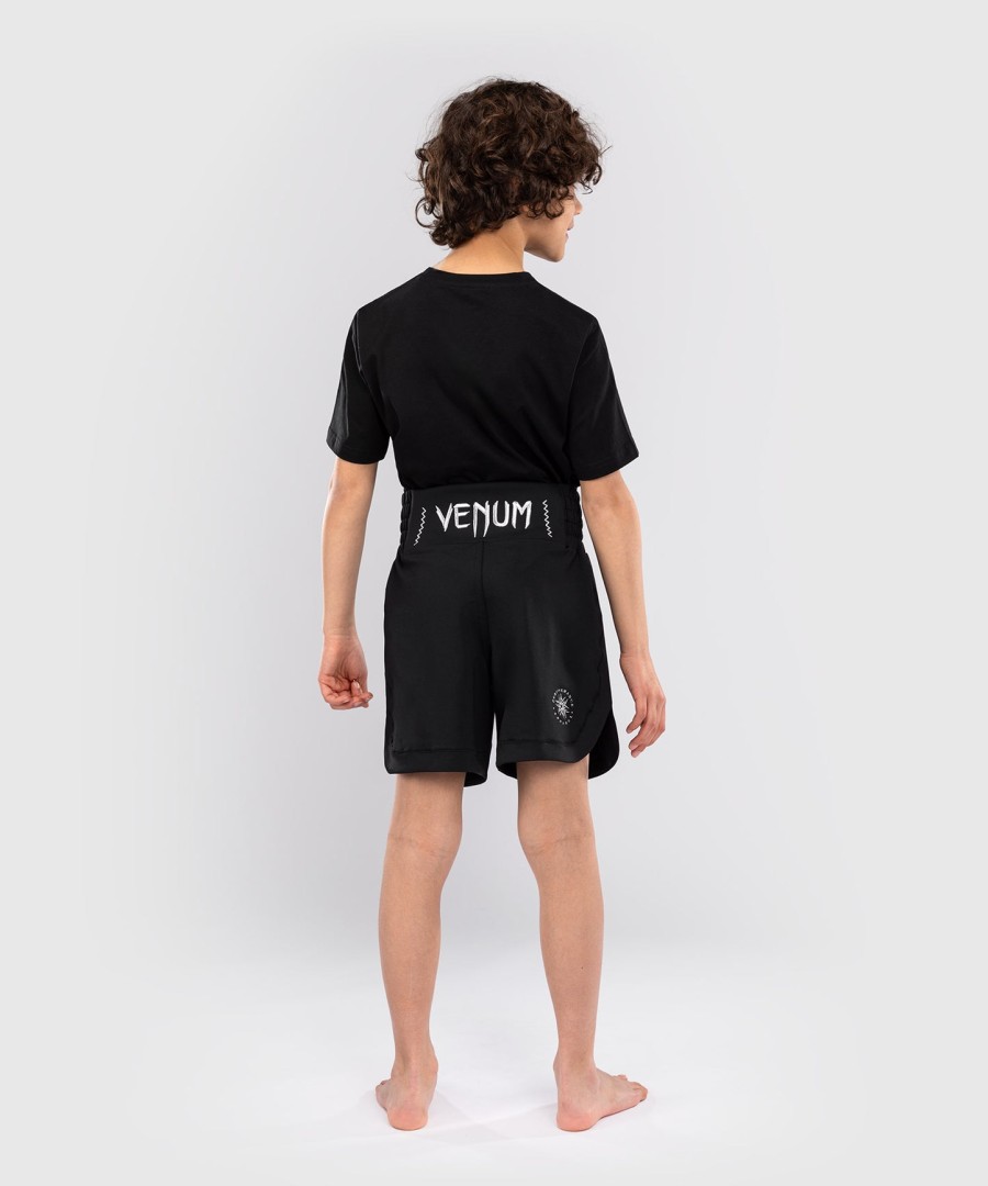 calção de boxe infantil clássico venum - preto