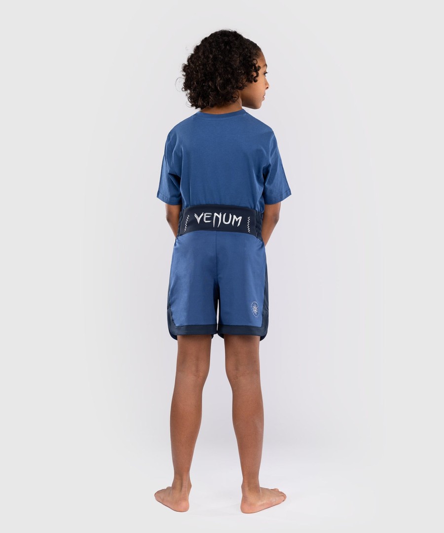 calção de boxe infantil clássico venum - azul royal