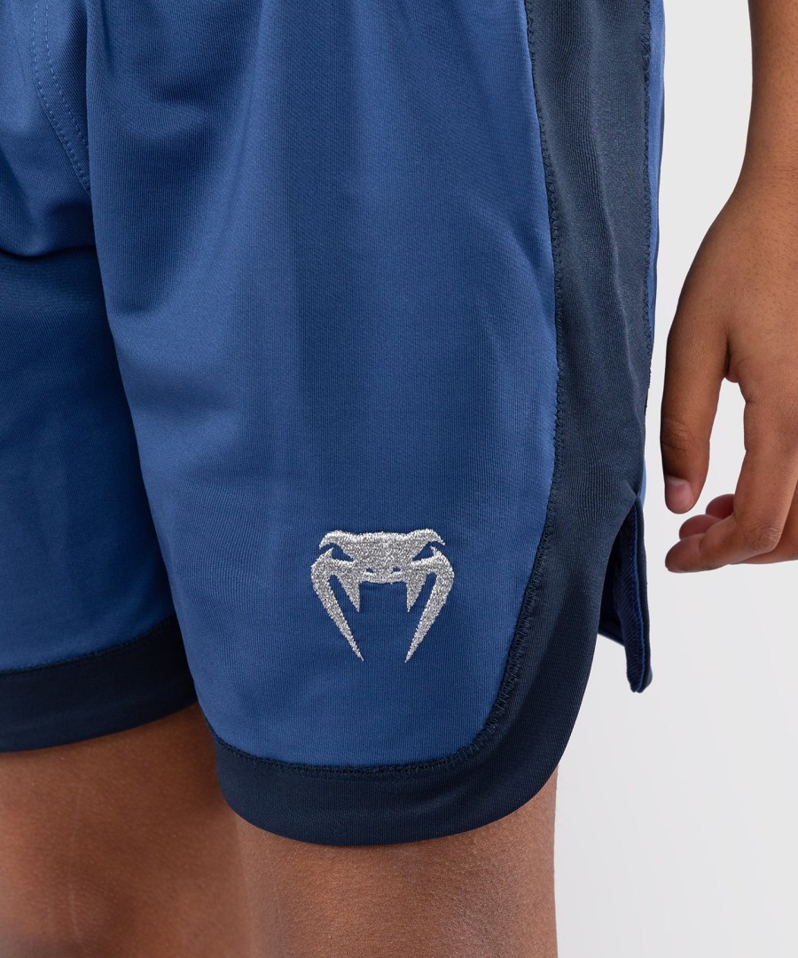 calção de boxe infantil clássico venum - azul royal