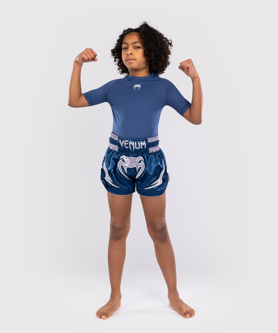 venum inferno calções tailandeses infantis - azul royal