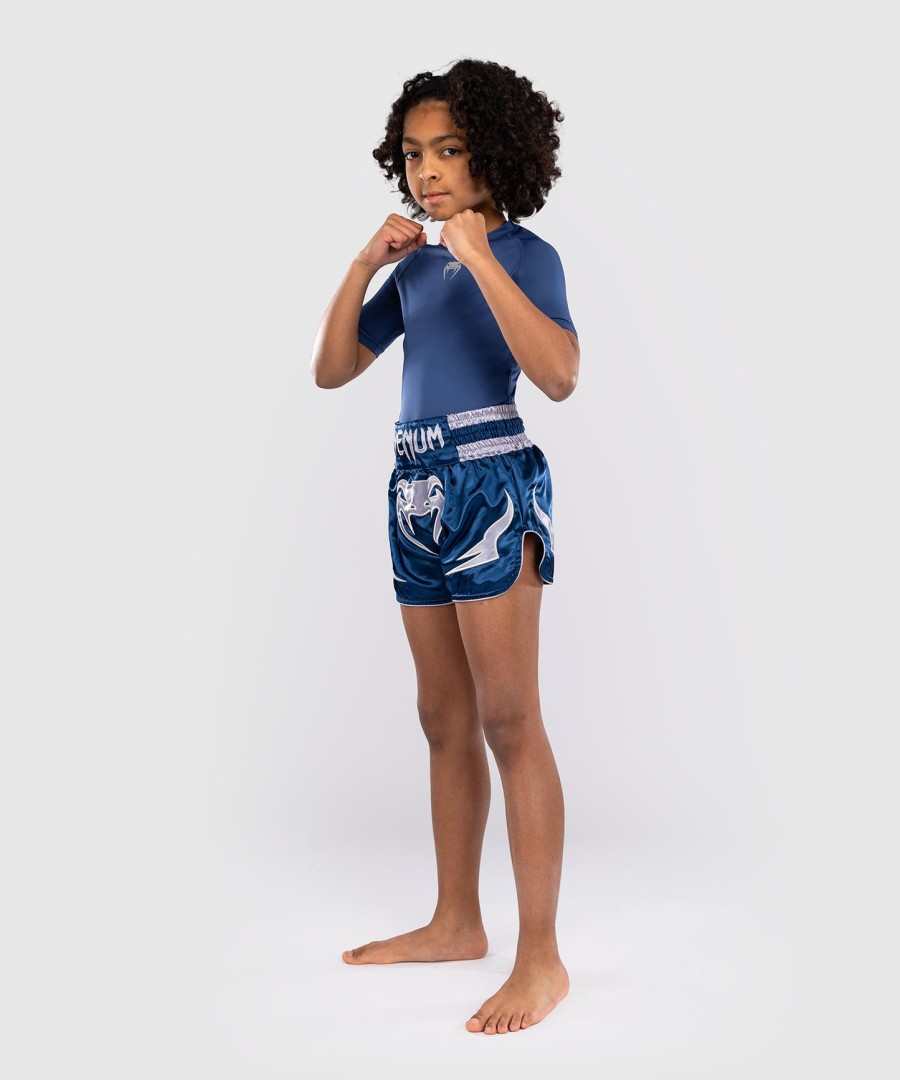 venum inferno calções tailandeses infantis - azul royal