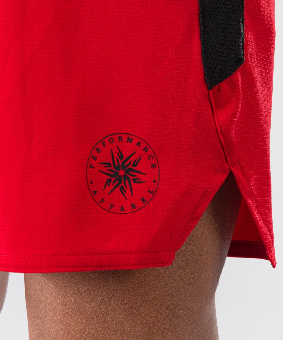 calções de luta venum light kids - vermelho cereja