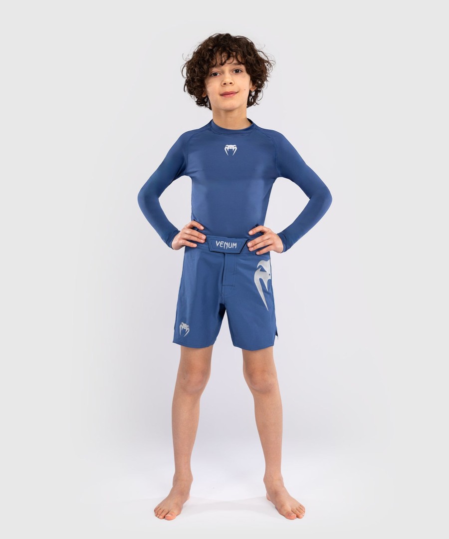 calções de luta venum light kids - azul royal