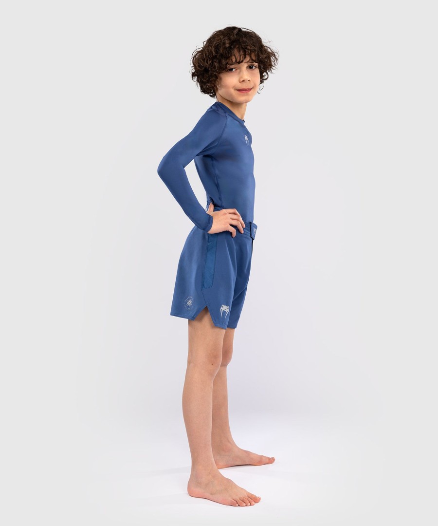 calções de luta venum light kids - azul royal