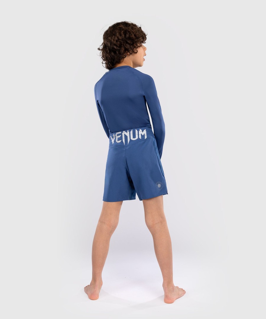 calções de luta venum light kids - azul royal