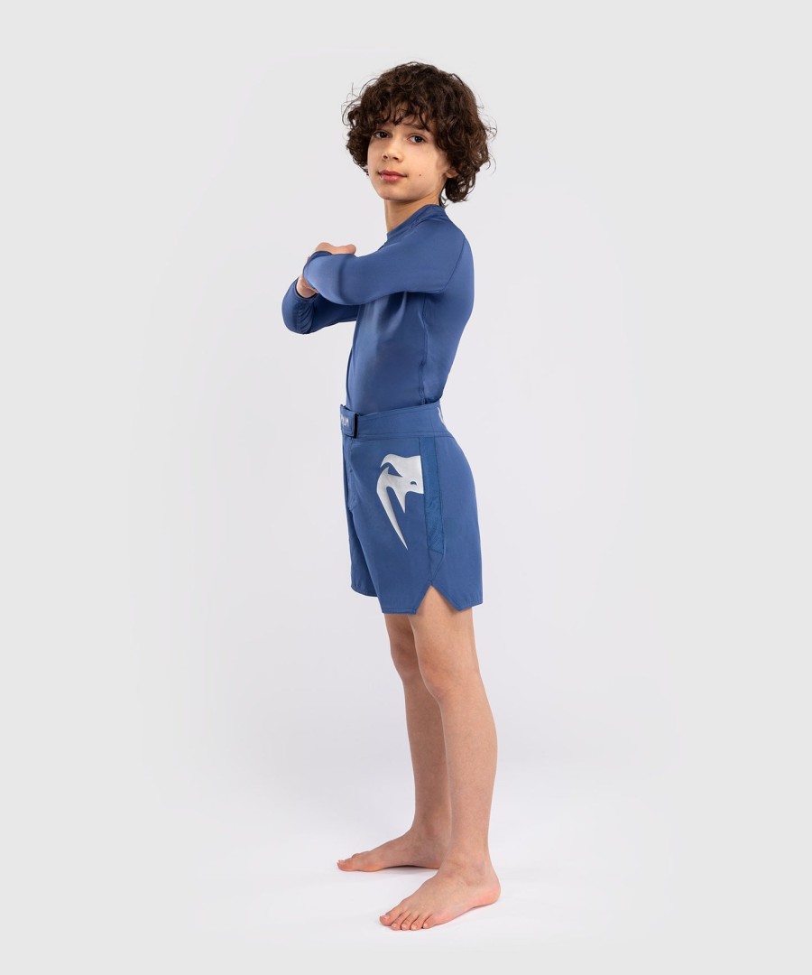 calções de luta venum light kids - azul royal