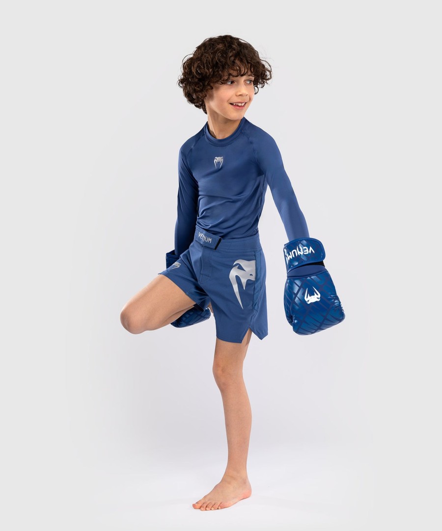 calções de luta venum light kids - azul royal