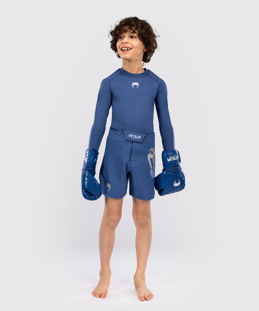 calções de luta venum light kids - azul royal