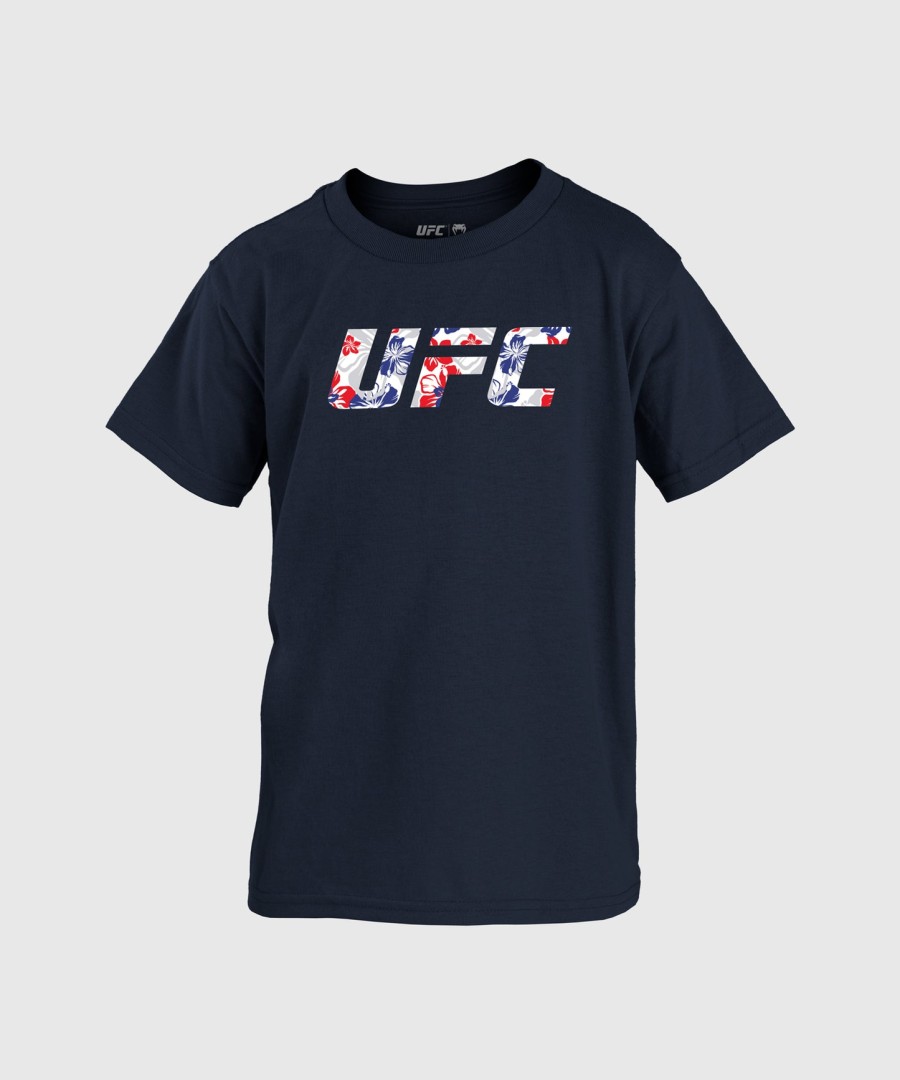 camiseta infantil ufc unrivaled by venum navy max holloway