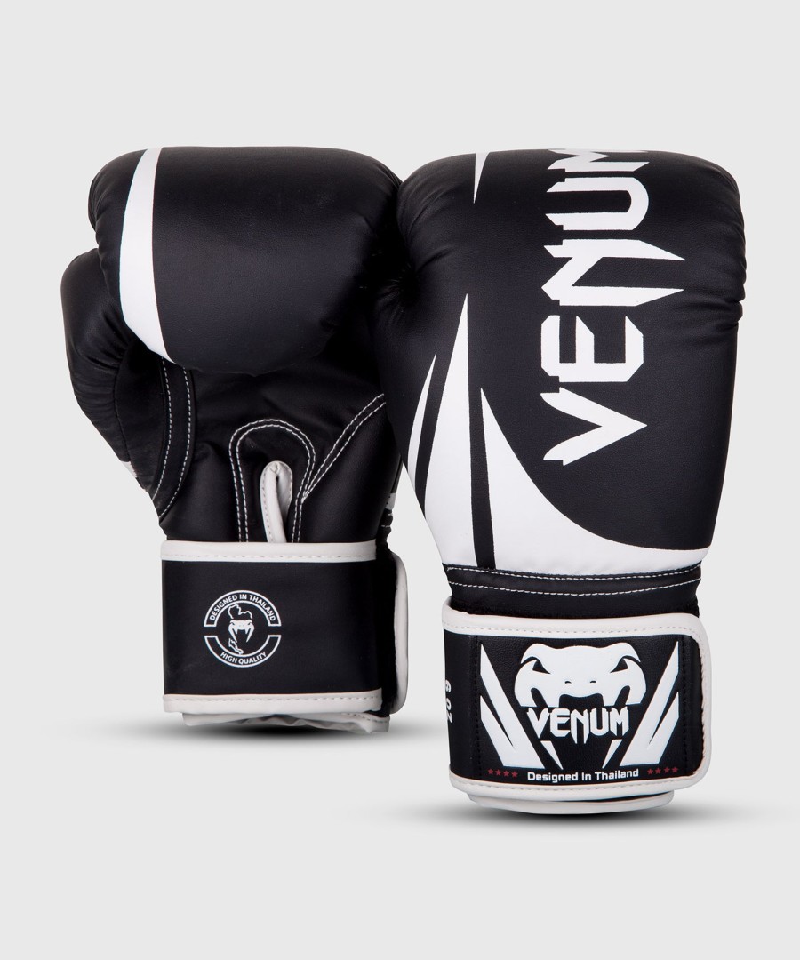 luvas de boxe infantis venum challenger 2.0 - pretobranco