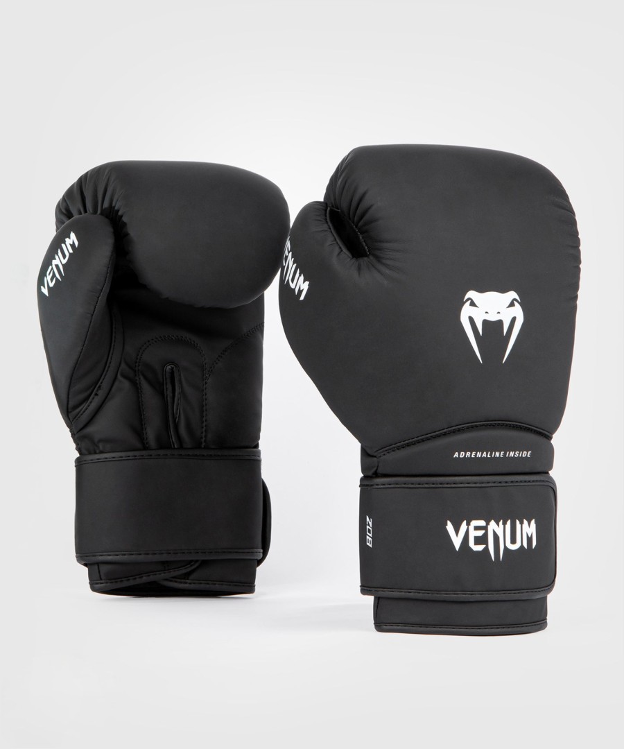 luvas de boxe venum contender 1.5 infantis - pretobranco