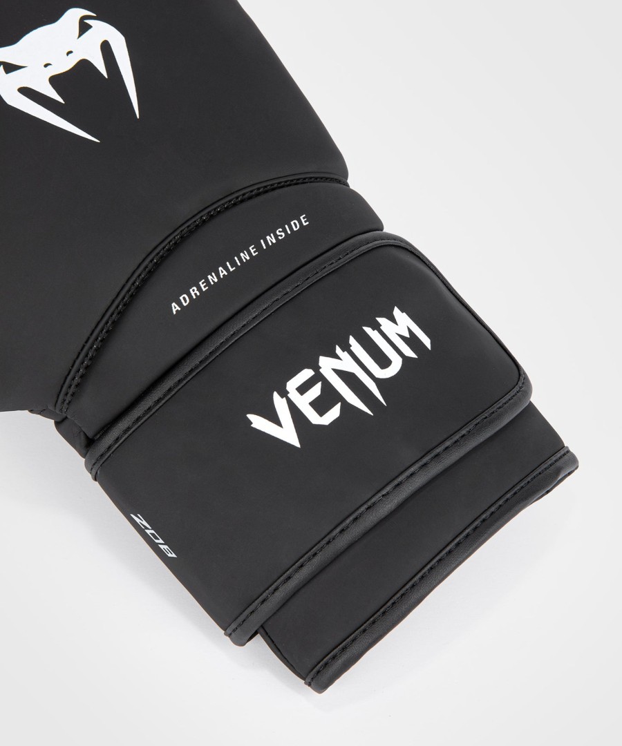 luvas de boxe venum contender 1.5 infantis - pretobranco