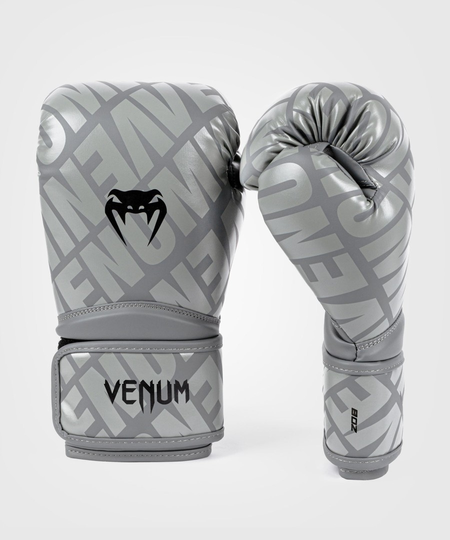luvas de boxe infantis venum contender 1.5 xt - grafite-preto