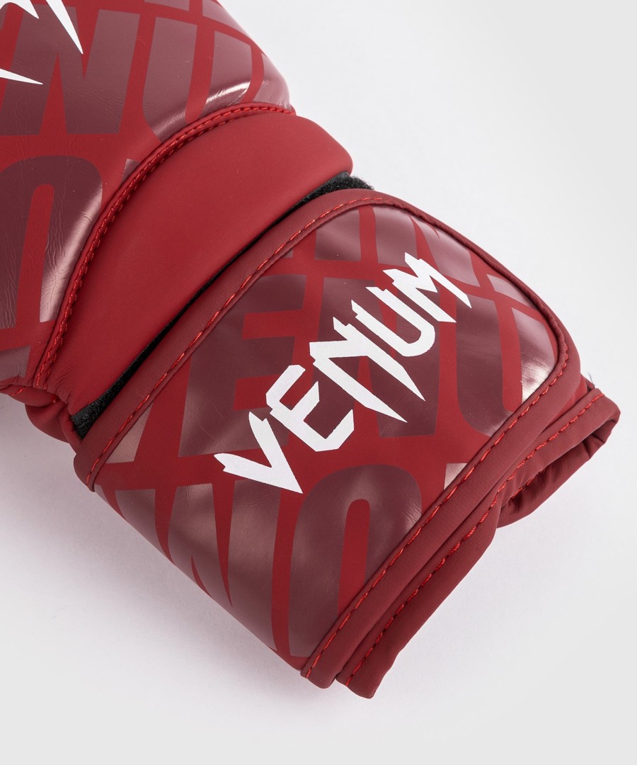 luvas de boxe infantis venum contender 1.5 xt - branco-bordô