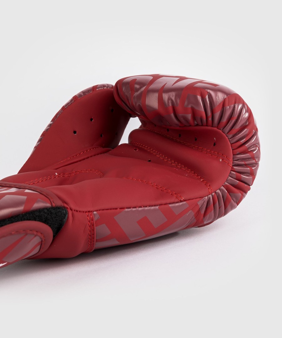 luvas de boxe infantis venum contender 1.5 xt - branco-bordô
