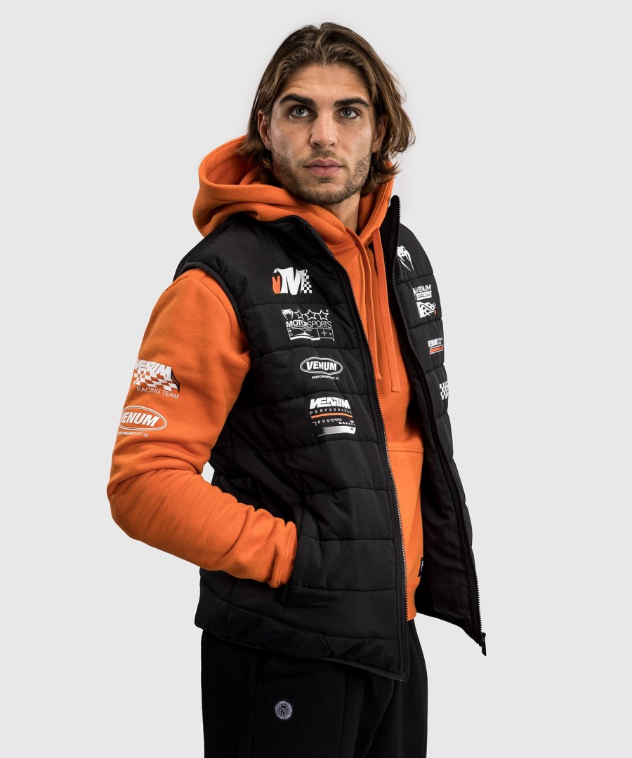 jaqueta de plumas venum motorsport - preto profundo