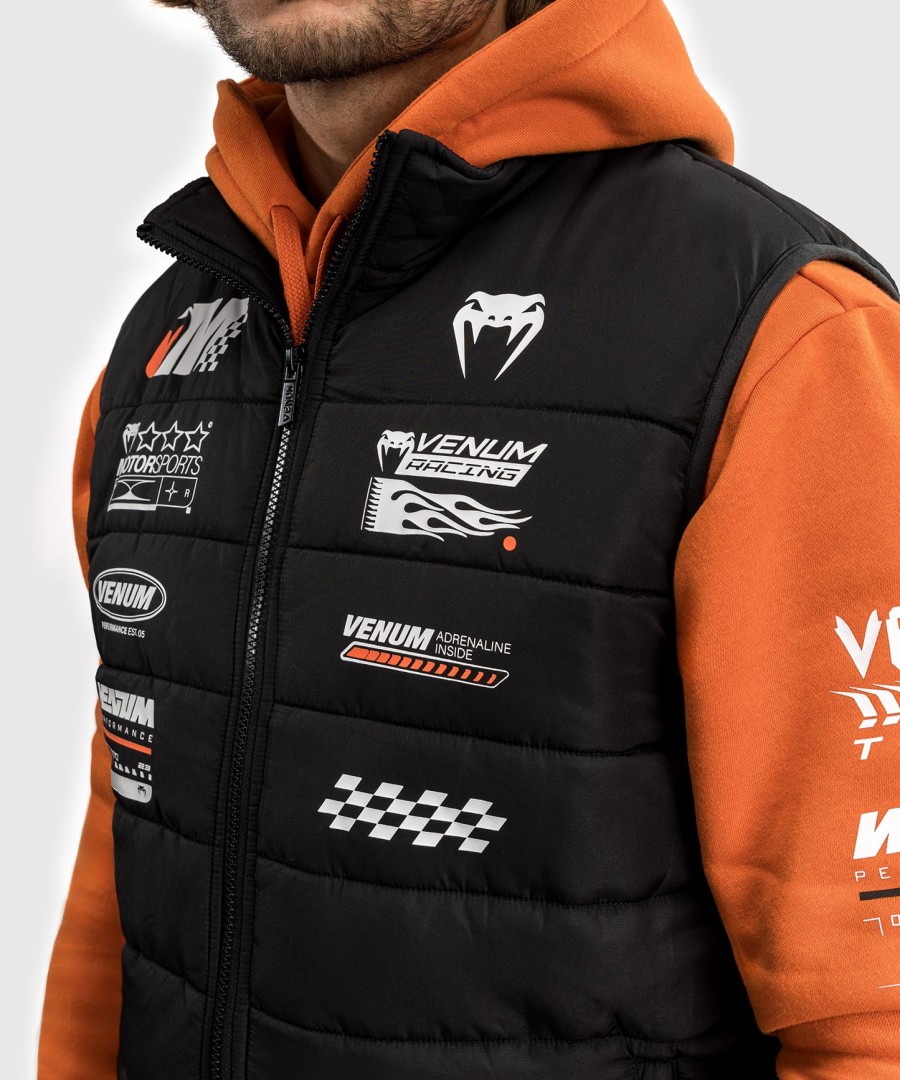 jaqueta de plumas venum motorsport - preto profundo