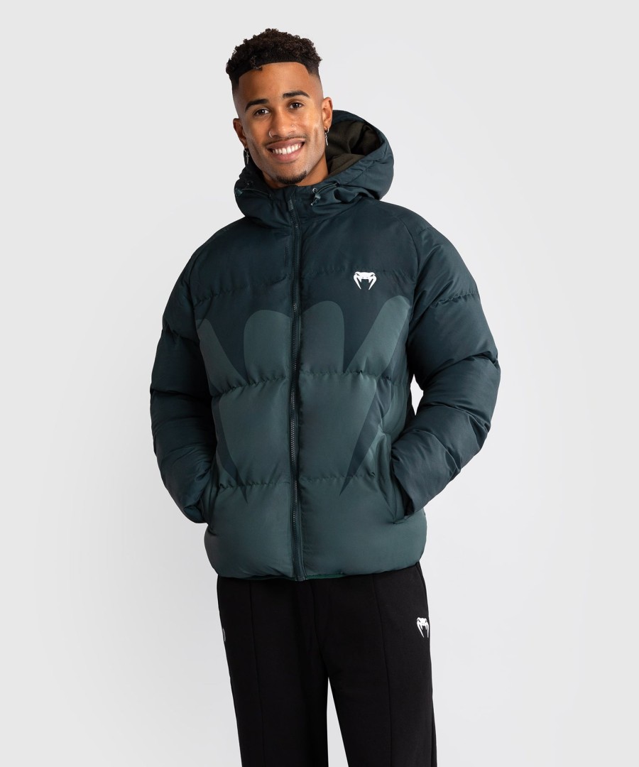 jaqueta venum attack down - verde militar