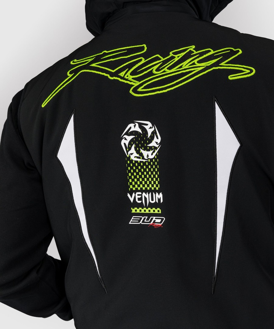 jaqueta de plumas venum x bud racing - pretobrancoverde limão
