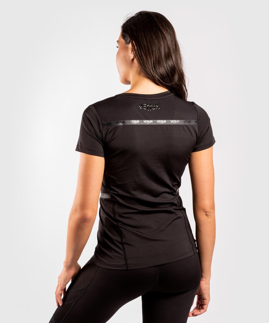 camiseta venum g-fit dry-tech - feminina - pretapreta