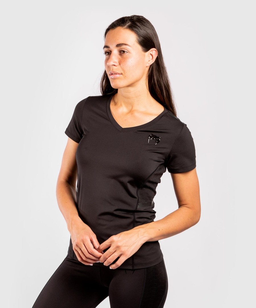 camiseta venum g-fit dry-tech - feminina - pretapreta