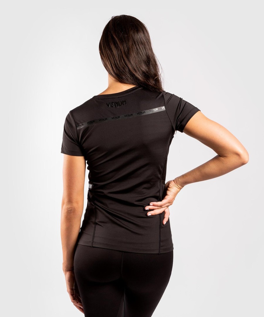 camiseta venum g-fit dry-tech - feminina - pretapreta