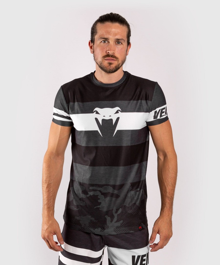 camiseta venum bandit dry tech - pretacinza