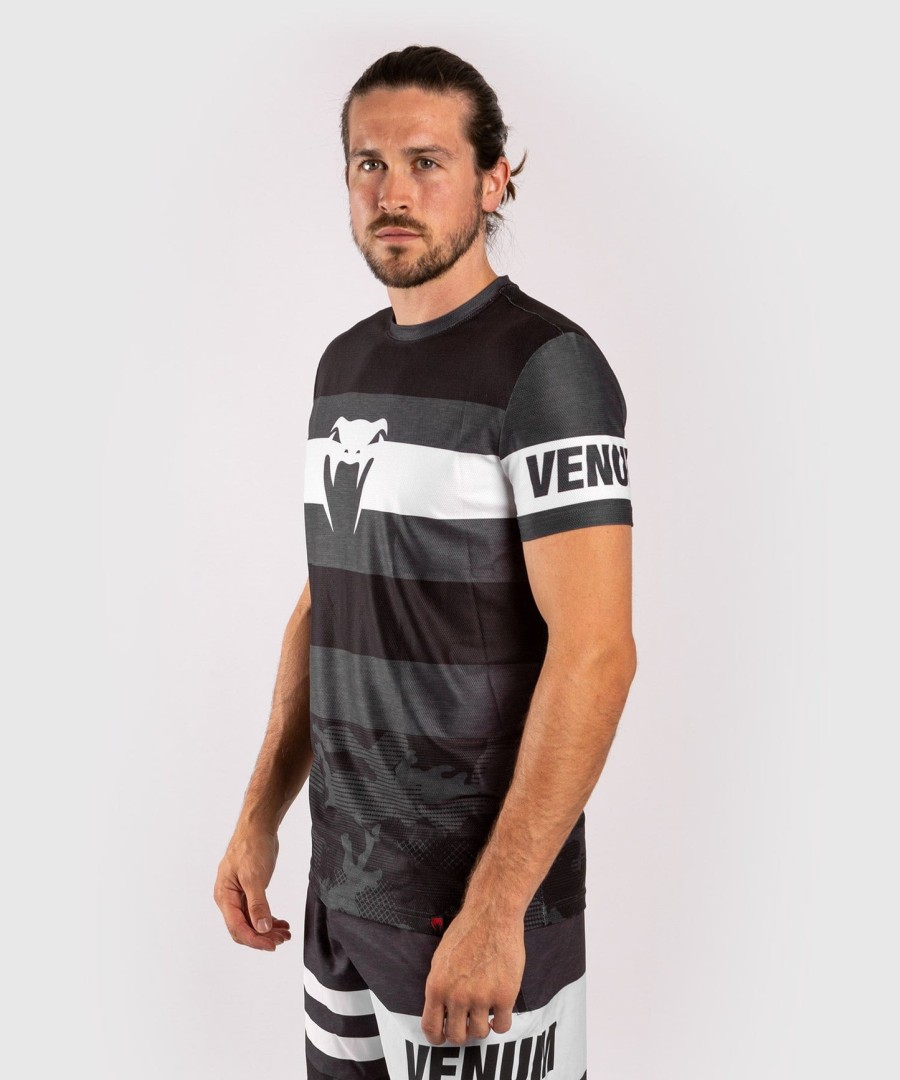 camiseta venum bandit dry tech - pretacinza