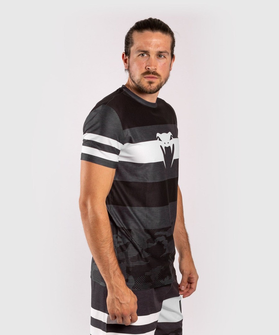 camiseta venum bandit dry tech - pretacinza