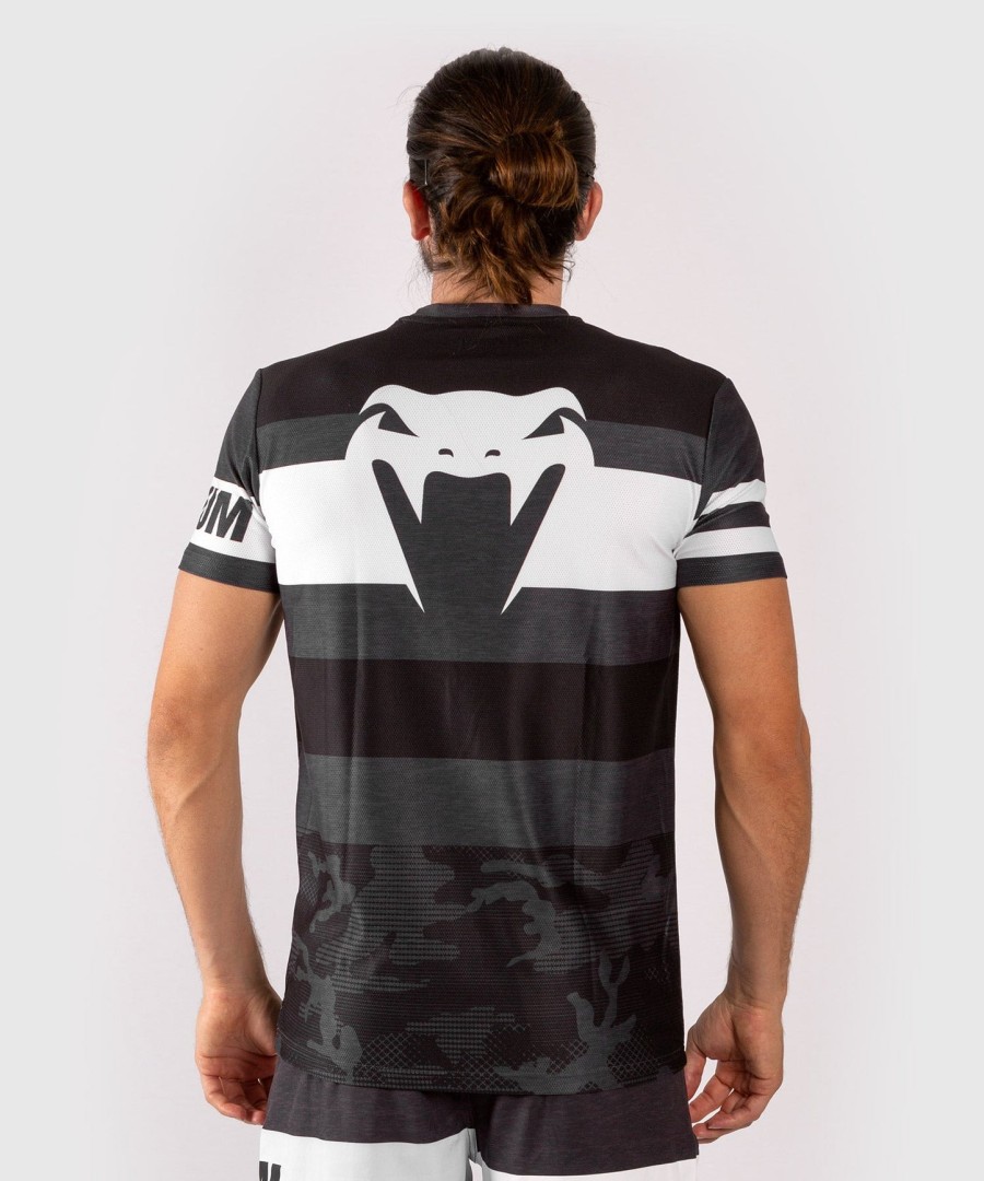 camiseta venum bandit dry tech - pretacinza