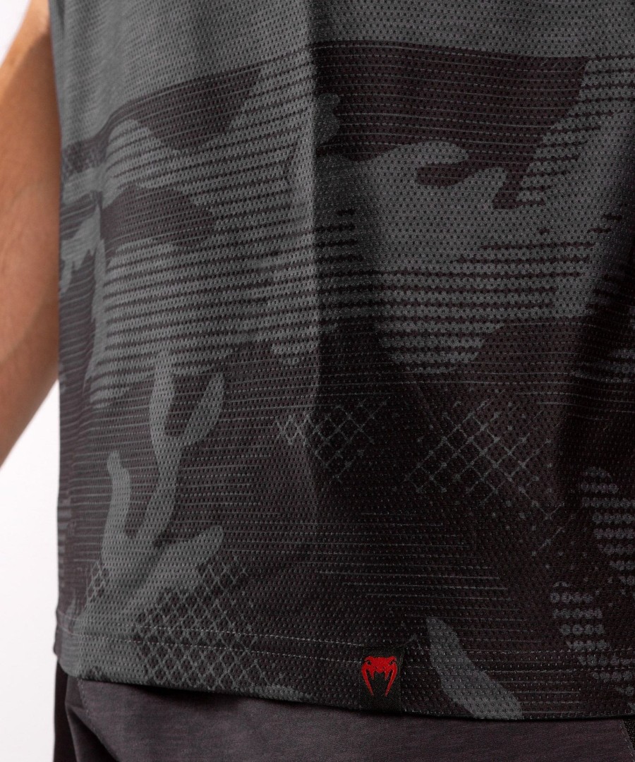 camiseta venum bandit dry tech - pretacinza