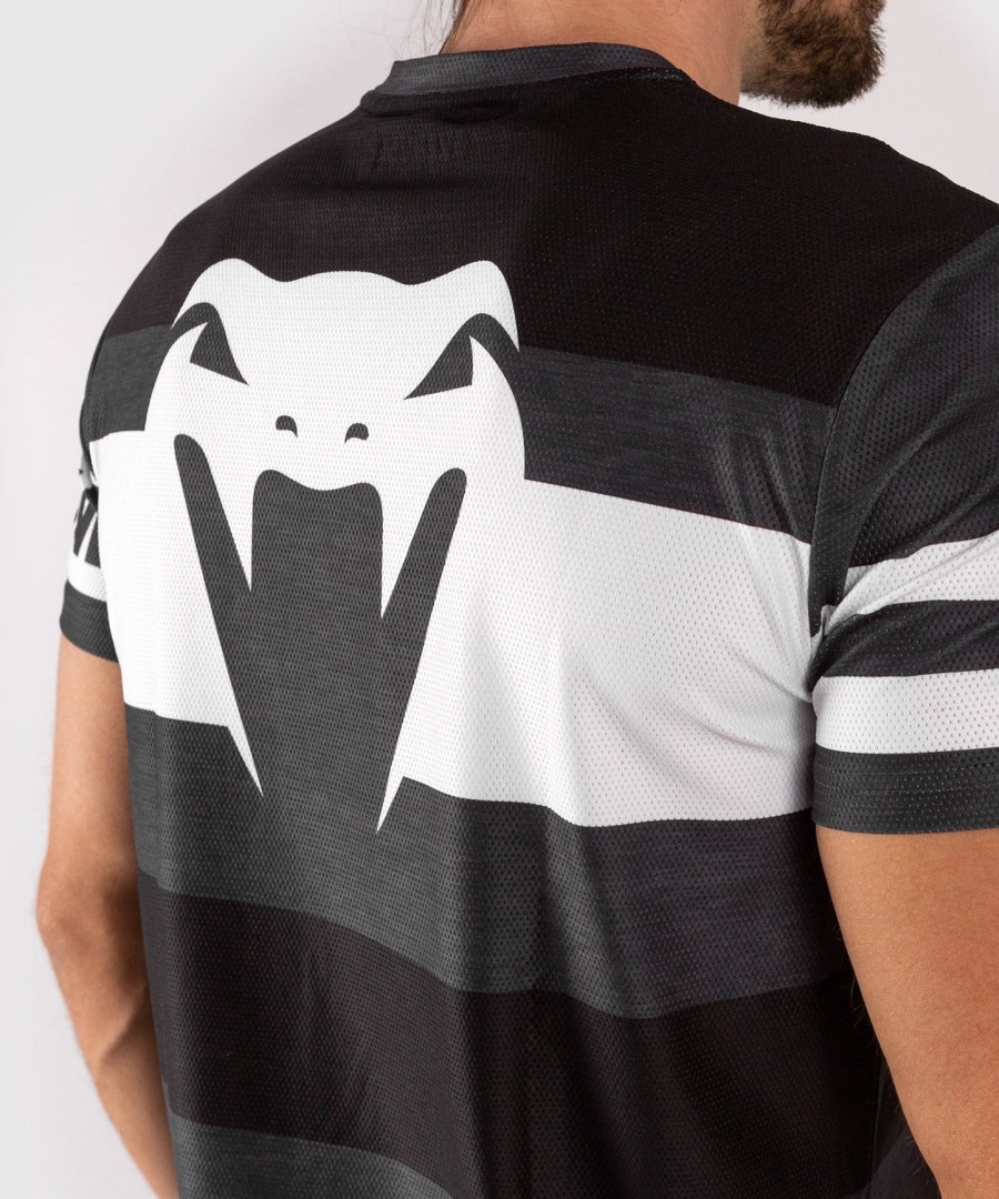 camiseta venum bandit dry tech - pretacinza