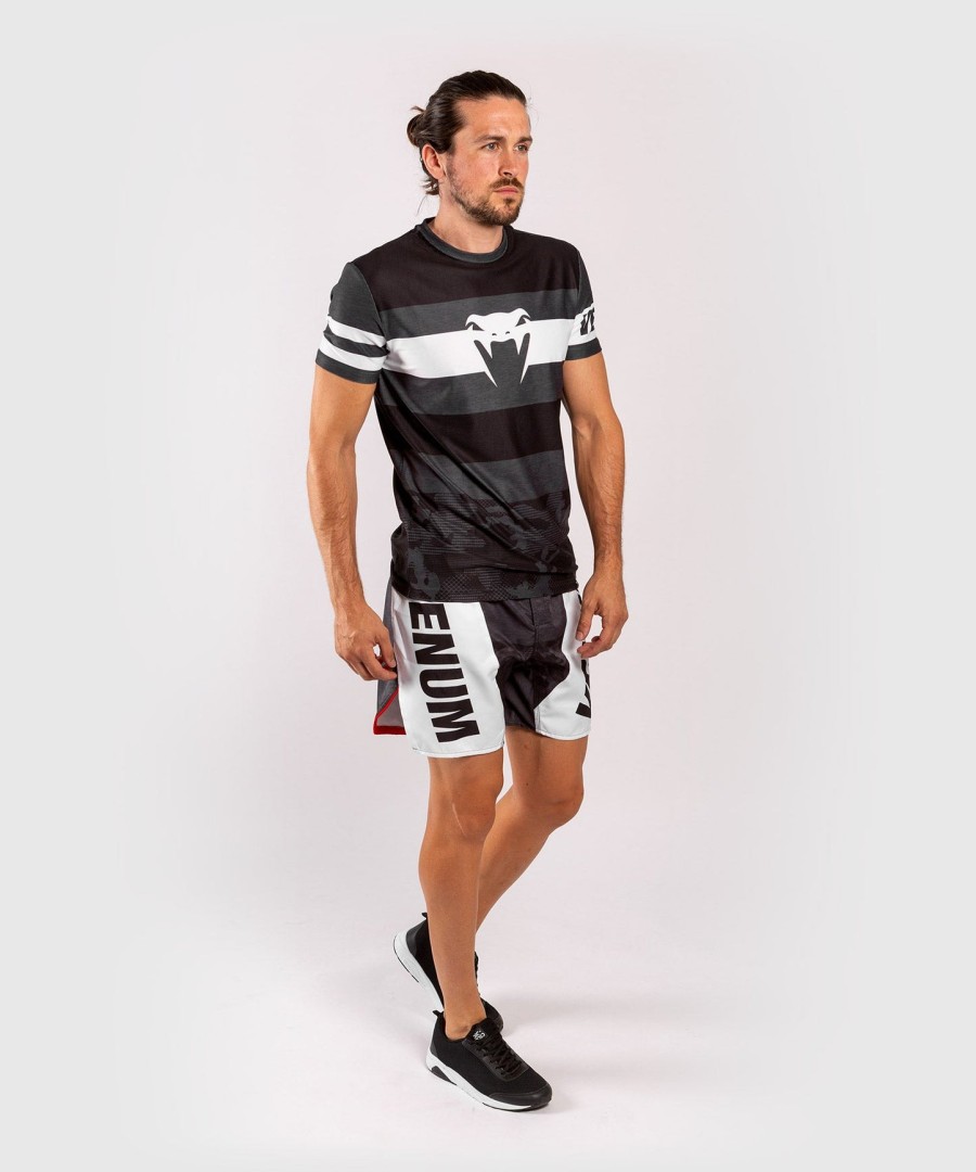 camiseta venum bandit dry tech - pretacinza