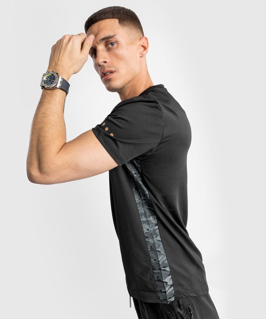 camiseta venum classic evo dry tech - pretabronze