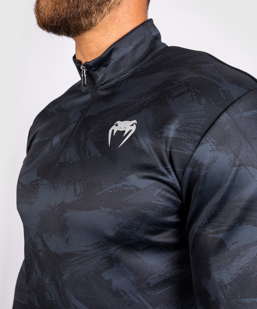 camiseta venum electron 3.0 winter dry tech - manga longa - preta