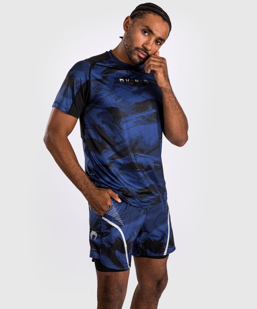 camiseta venum electron 3.0 dry-tech - azul marinho