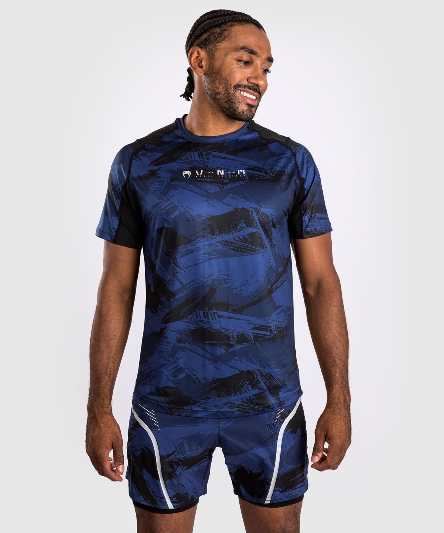 camiseta venum electron 3.0 dry-tech - azul marinho