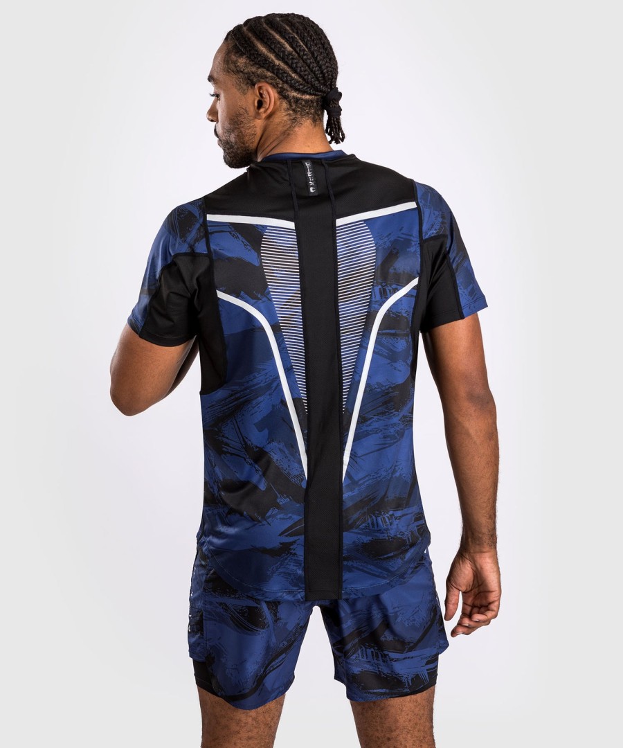 camiseta venum electron 3.0 dry-tech - azul marinho