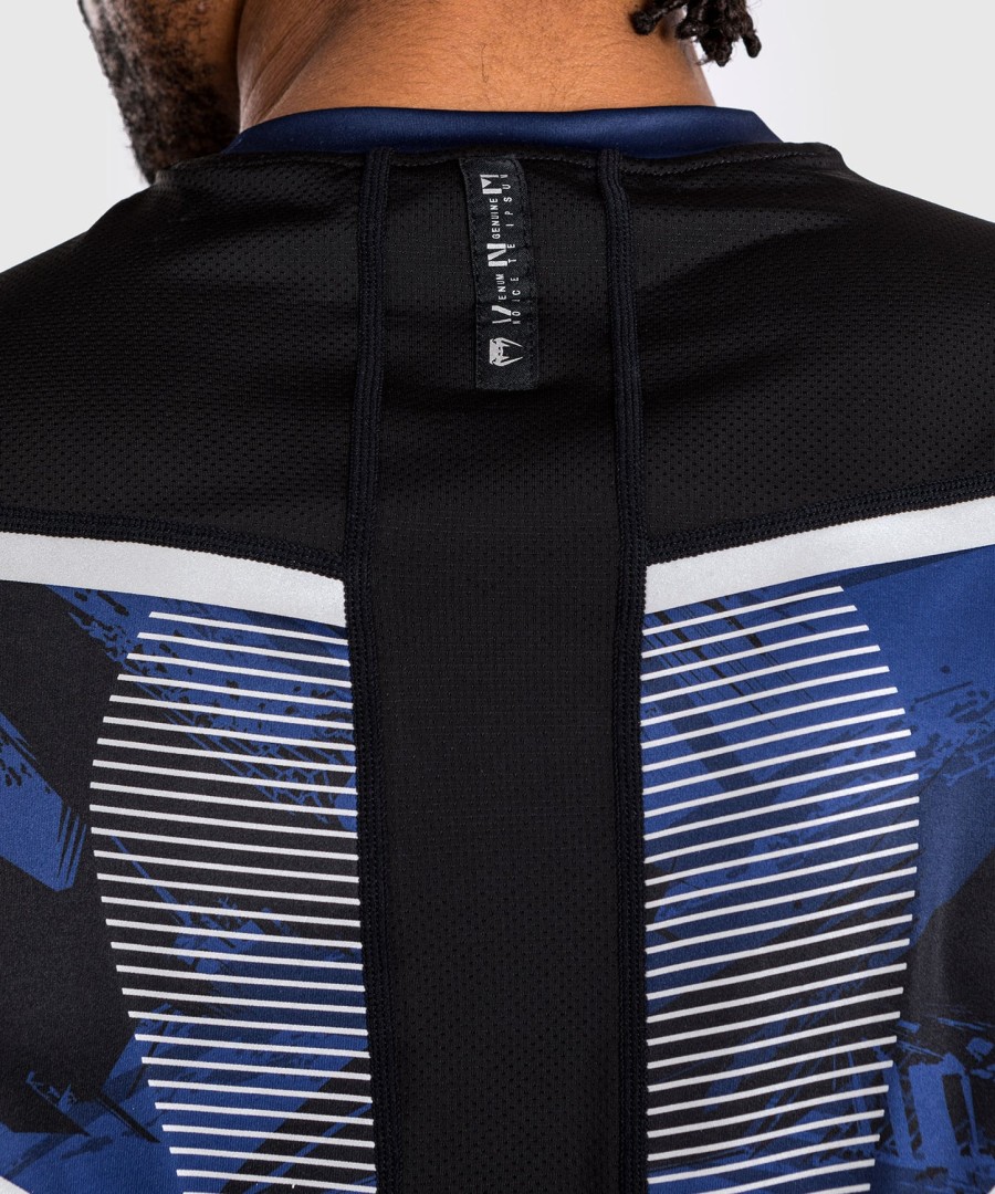 camiseta venum electron 3.0 dry-tech - azul marinho