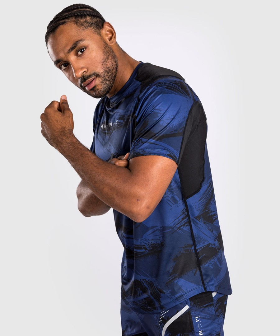 camiseta venum electron 3.0 dry-tech - azul marinho