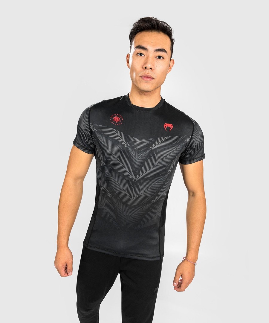 camiseta venum phantom dry tech - pretavermelha