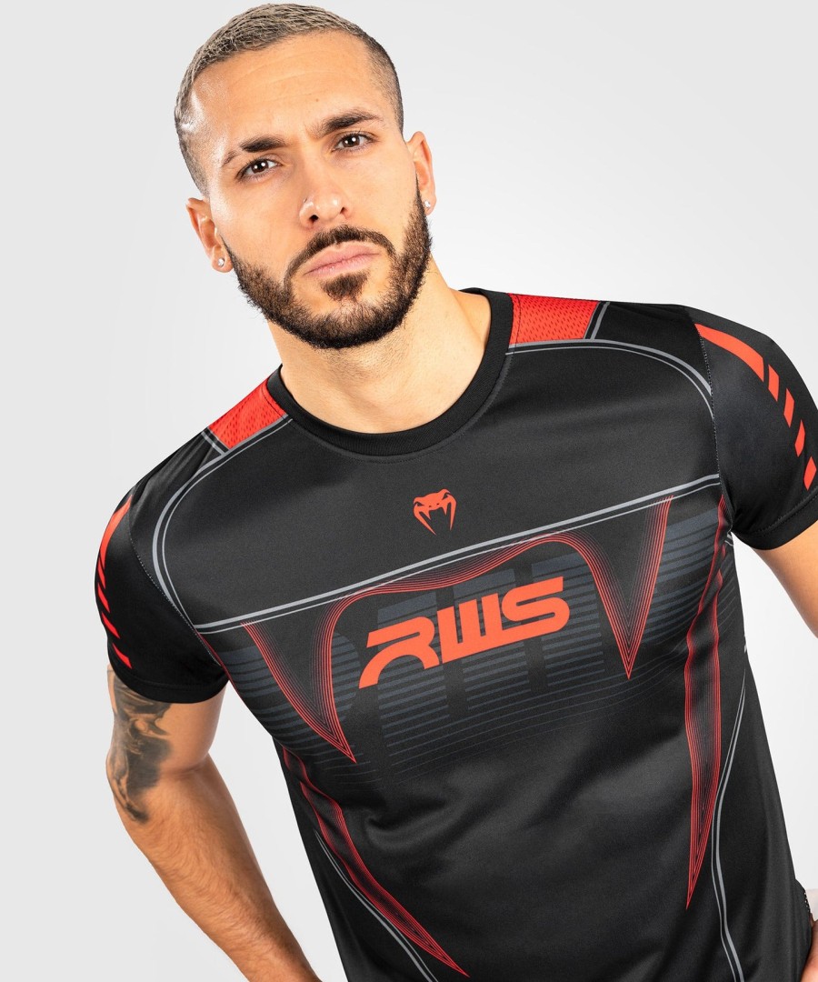 camiseta rws x venum dry tech - preta