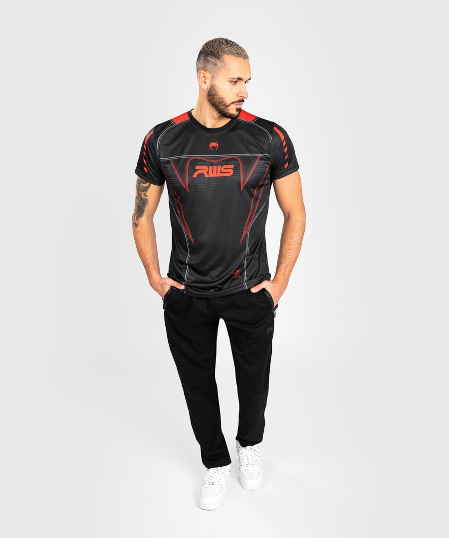 camiseta rws x venum dry tech - preta