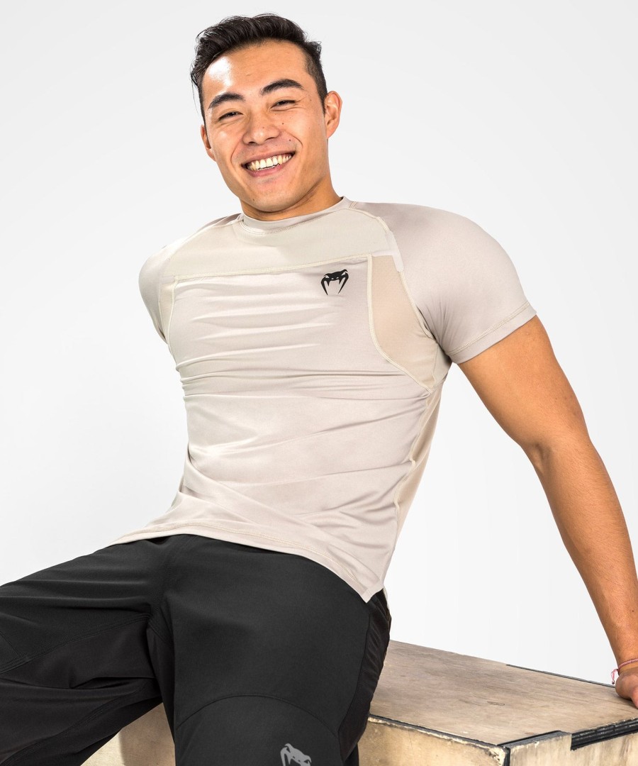 camiseta venum g-fit air dry tech - areia